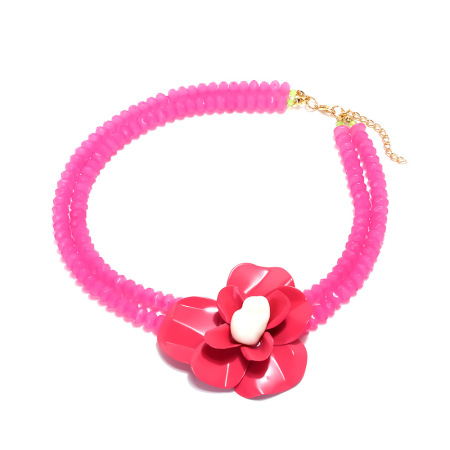 Collier de perles à fleurs douces 1 pièce