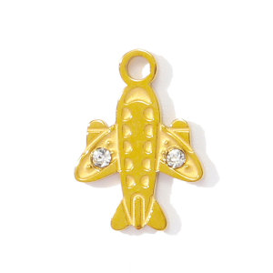 Pendentif Femme Simple Series Diy Foods En Acier Inoxydable Étanche Couleur Or (1 Pièce) h5 