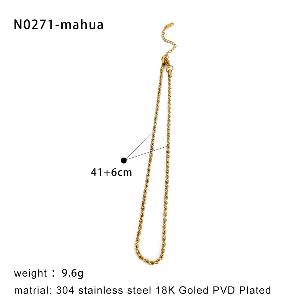 Collier Pendentif Cœur En Acier Inoxydable Étanche Couleur Or (1 Pièce) Image2