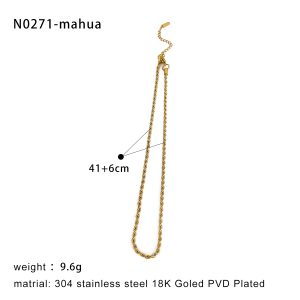 Collier Pendentif Cœur En Acier Inoxydable Étanche Couleur Or (1 Pièce) h5 Image2