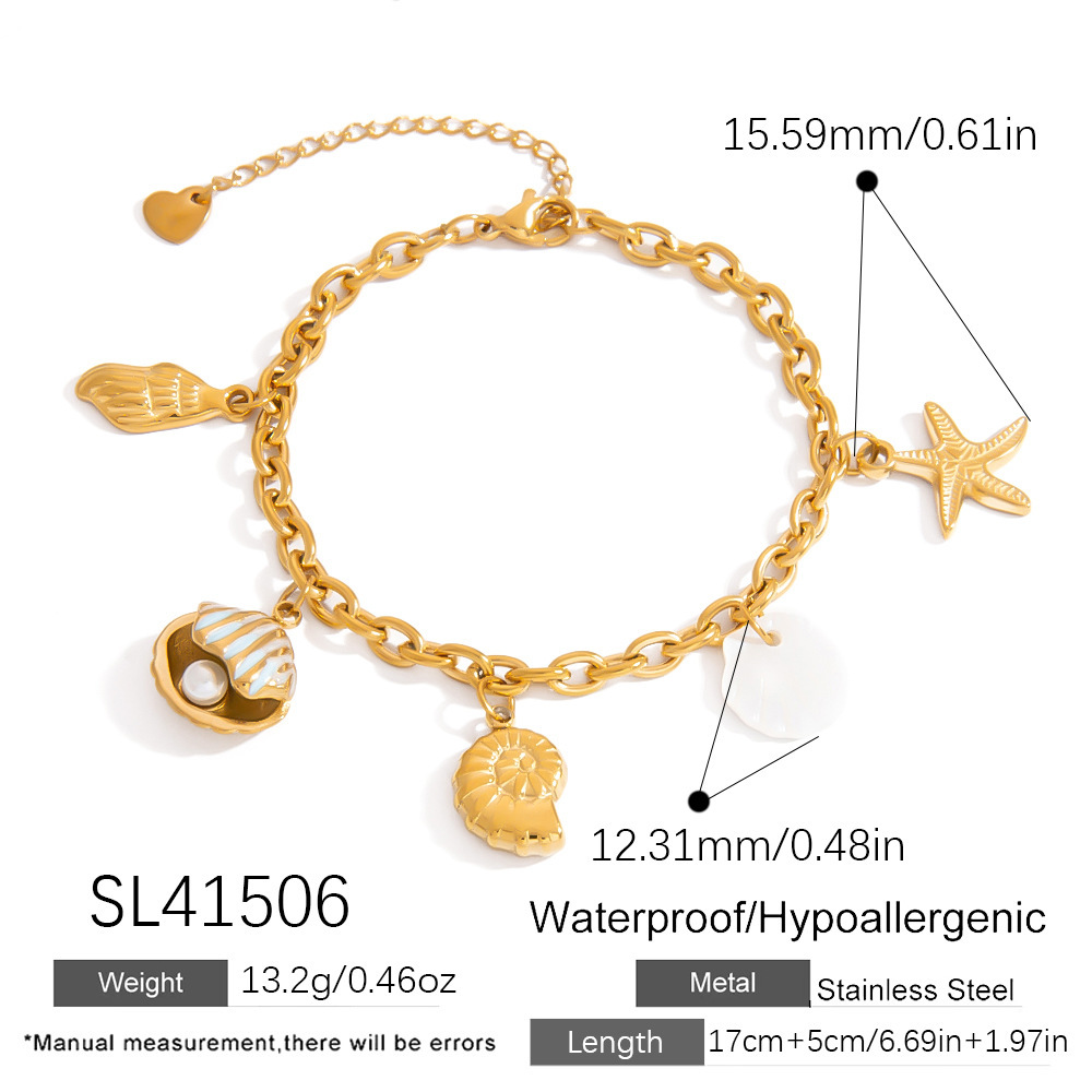 Bracelet À Breloques Océaniques 1 Pièce Image2