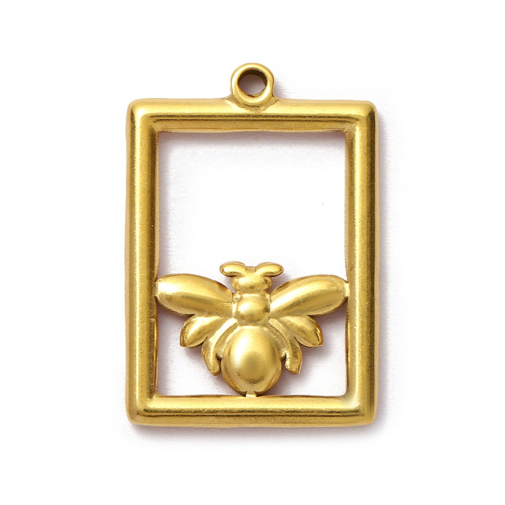 Pendentif Classique Soleil Pour Femme, En Acier Inoxydable Étanche, Couleur Or (1 Pièce) 