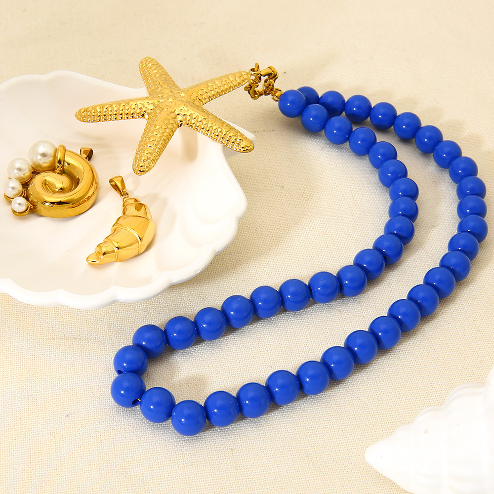 Collier De Perles En Acrylique 1 Pièce Image4
