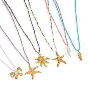 Collier De Perles Océaniques 1 Pièce h5 Image5