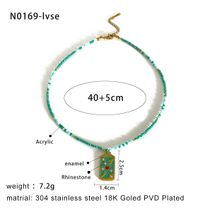 Collier Pendentif Tarot En Acier Inoxydable 1 Pièce h5 Image2