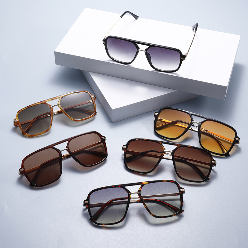 1 Paire De Lunettes De Soleil Tendance Et Décontractées À Imprimé Léopard Pour Femme h5Image4