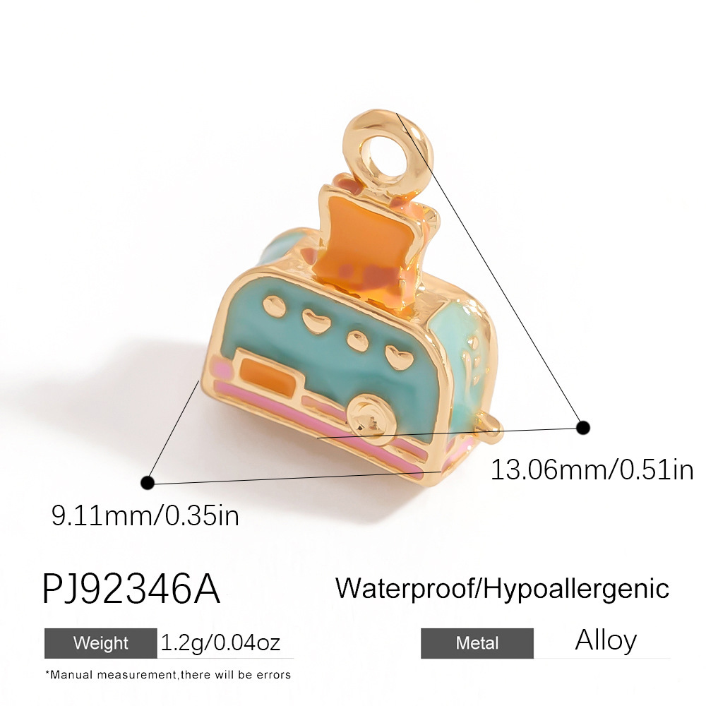 1 Paire De Pendentifs Géométriques En Alliage Pour Femme, Série Simple, Quotidiens h5Image2