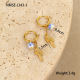 Boucles d'oreilles longues en forme de conque Image3