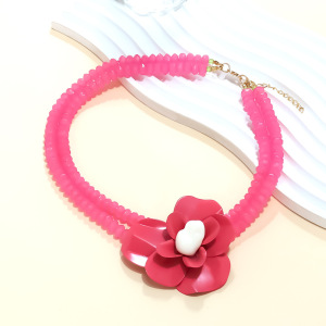 Collier De Perles À Fleurs Douces 1 Pièce h5 Image3