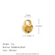 Pendentif cadenas d'amour - Or Image8