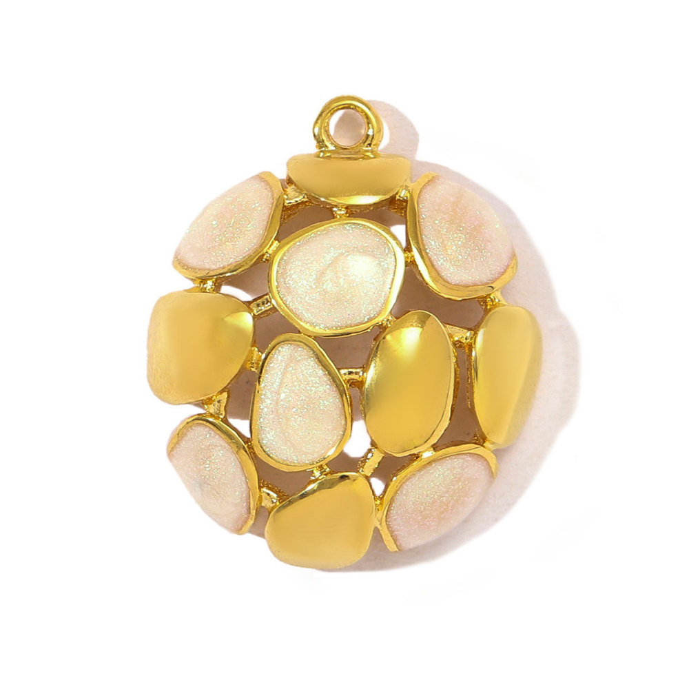 Pendentif Femme Daily Sun En Acier Inoxydable Étanche Couleur Or (1 Pièce)