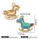 Pendentif Goutte d'huile Pony - Bleu Vert Image2