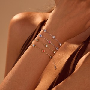 Colliers À Maillons Géométriques Quotidiens Pour Femmes, En Acier Inoxydable Imperméable, Couleur Or, De La Série Luxurious h5 Image4