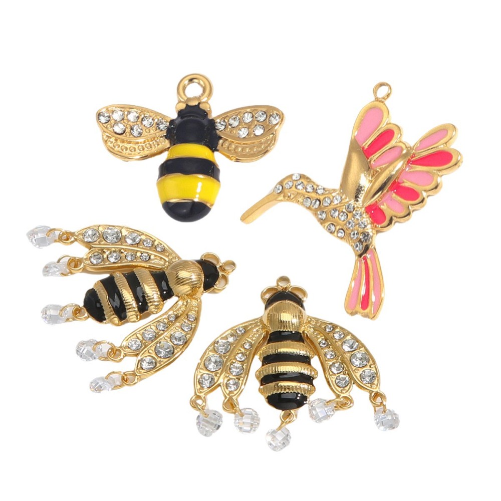 Pendentif Femme Étanche En Acier Inoxydable Delicatebee À Faire Soi-Même (1 Pièce) Image4