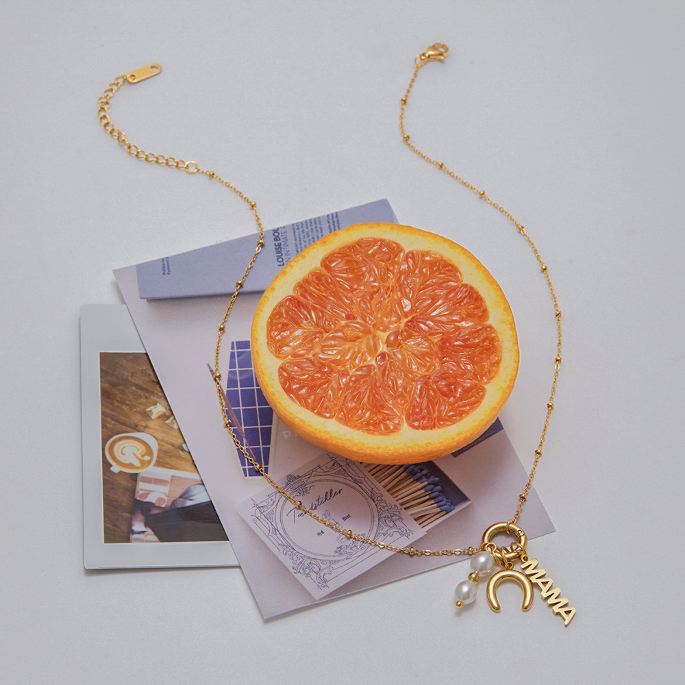Collier Pendentif Femme En Forme De Cœur, Style Diy, En Acier Inoxydable, Couleur Or, Étanche. Image8