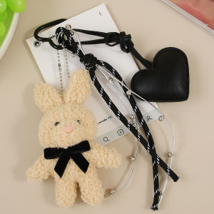 Charms De Sac Pour Femme En Polyester, Adorables Lapins En Peluche h5 Image3