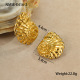 Boucles d'oreilles conques en or 