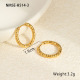 Boucles d'oreilles moyennes en or Image6