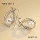 Boucles d'oreilles croix couleur acier Image11