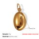 Pendentif double face creux en or Image12