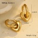 Boucles d'oreilles en or en forme de petit cœur Image13