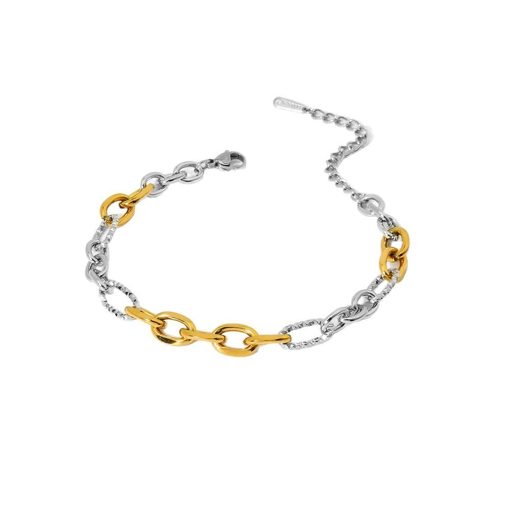 Bracelets Pour Femmes Simple Series Daily Geometric En Acier Inoxydable Étanches Image5