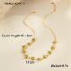 Collier en or avec petit coquillage 