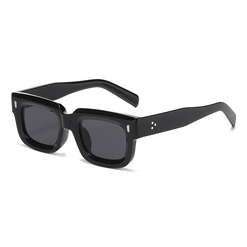 1 Paire De Lunettes De Soleil Simples Pour Femmes, Couleur Unie Et Décontractée 