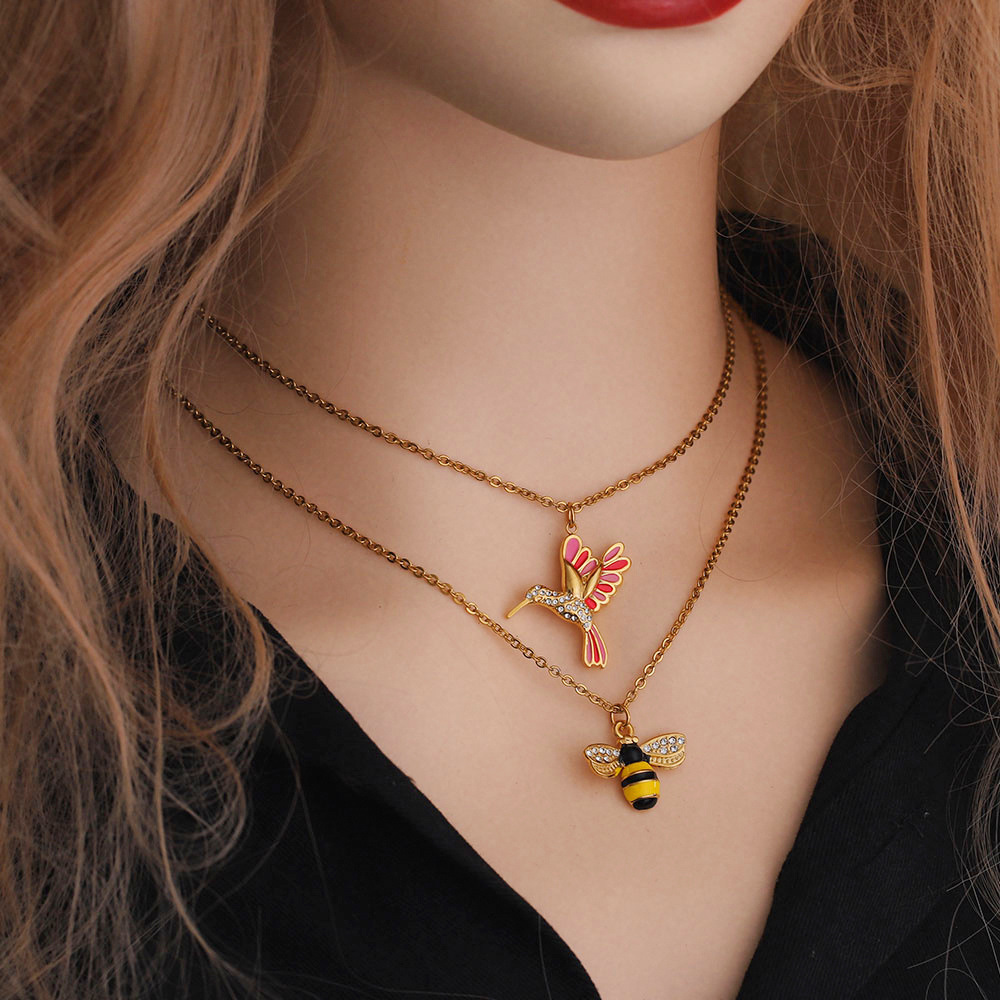 Pendentif Femme Étanche En Acier Inoxydable Delicatebee À Faire Soi-Même (1 Pièce) Image5