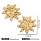 Pendentif en or - Feuilles en relief Image7