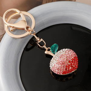 Porte-Clés Simple Series Sweet Fruit En Alliage Cristal Strass h5