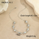 Collier long en acier avec coquillage Image9