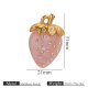 Pendentif Fraise Rose Image5