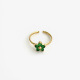 Strass Fleur Verte Image5