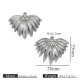 Pendentif en acier - 27 x 25 feuilles Image12