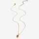 Collier en rhodonite 