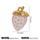 Pendentif Fraise Blanc Image6
