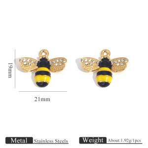 Pendentif Femme Étanche En Acier Inoxydable Delicatebee À Faire Soi-Même (1 Pièce) h5 