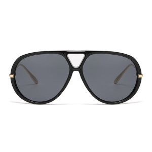 1 Paire De Lunettes De Soleil Simples Pour Femmes, Couleur Unie Et Décontractée h5 Image5