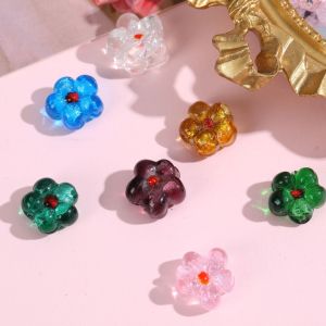 1 Pièce De Perles De Verre À Motif De Fleurs Douces, Série Simple h5 Image4