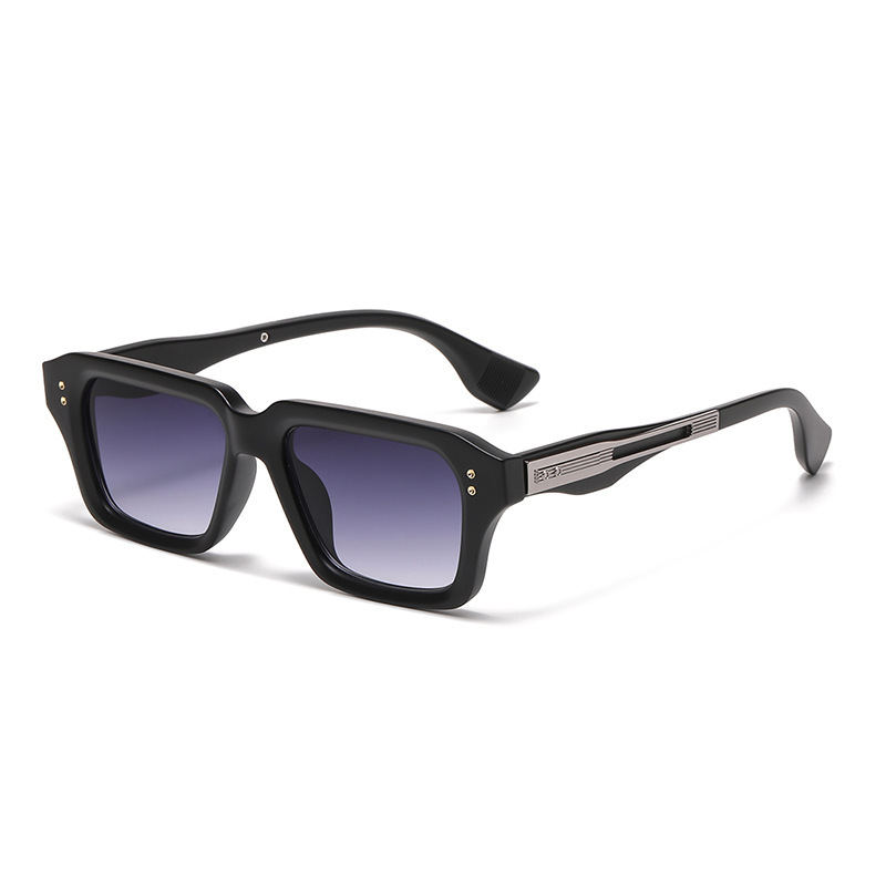 1 Paire De Lunettes De Soleil Classiques De Couleur Unie Pour Femme, Série Simple Image3