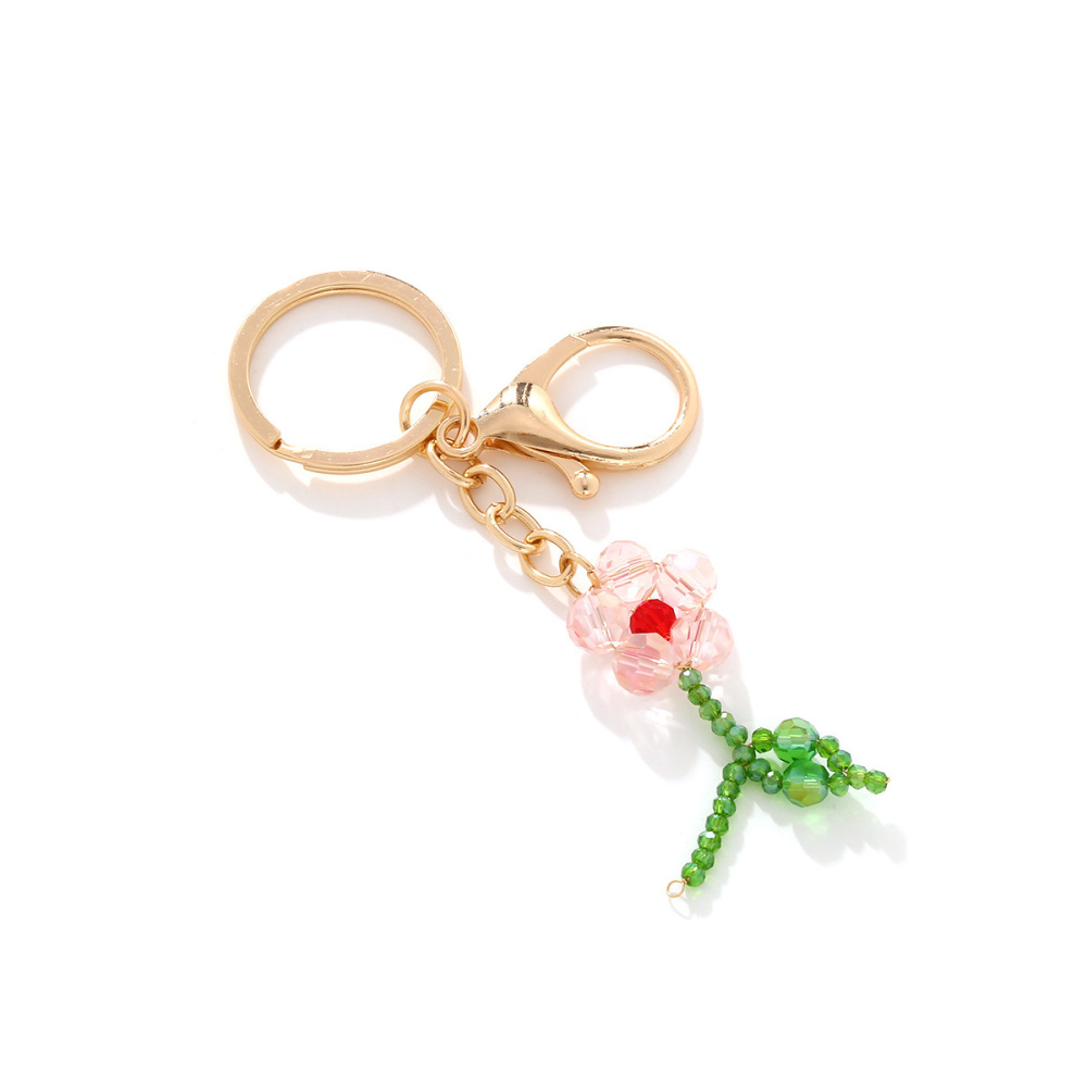 1 Porte-Clés Fleur Romantique Image3