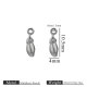 Petit pendentif en acier - Aubergine Image10