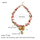 Collier coquillage rose 