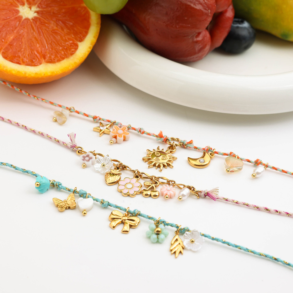 Collier Tressé À Fleurs De Vacances (1 Pièce) Image8