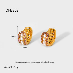 Ensembles De Boucles D'Oreilles Élégantes Et Étanches En Acier Inoxydable Pour Femmes De La Série Luxueuse h5 