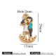 Pendentif couple lune étoile goutte d'huile Image4