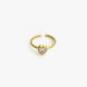 Strass coeur blanc Image4