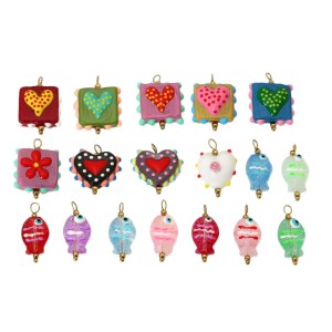 Pendentifs En Verre En Forme De Cœur, Série Romantique Diy h5 Image5