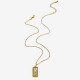 Collier étiquette lune